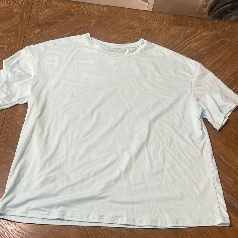 SHEIN XL Light Blue Tshirt